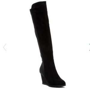 Thigh High Wedge Bootie